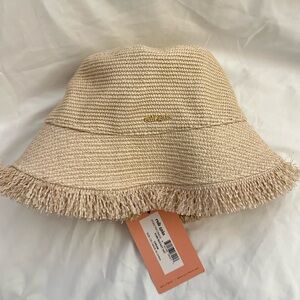 Cult Gaia Kumi Fringe Bucket Hat